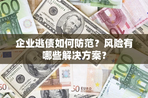 济南企业逃债如何防范？风险有哪些解决方案？