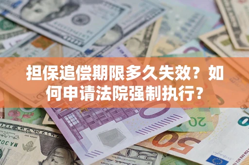 济南担保追偿期限多久失效？如何申请法院强制执行？