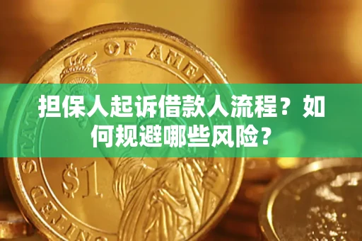 济南担保人起诉借款人流程？如何规避哪些风险？