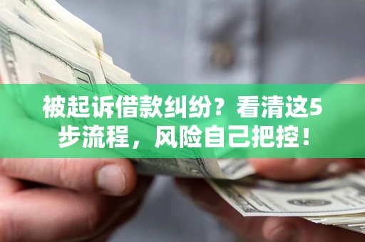济南被起诉借款纠纷？看清这5步流程，风险自己把控！