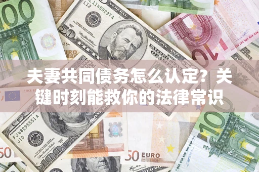 济南夫妻共同债务怎么认定？关键时刻能救你的法律常识