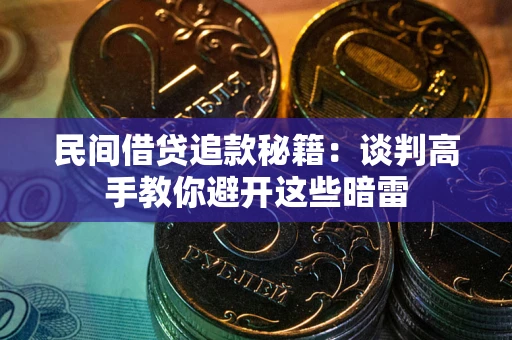 济南民间借贷追款秘籍：谈判高手教你避开这些暗雷